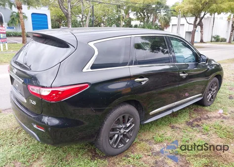 2013 Infiniti Jx35 z USA, uszkodzony, nr VIN 5N1AL0MMXDC314747